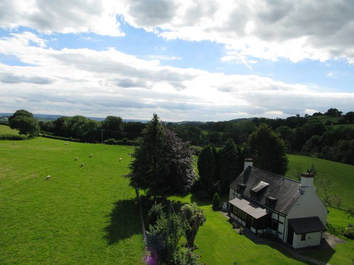 A country cottage in Mid-Wales
