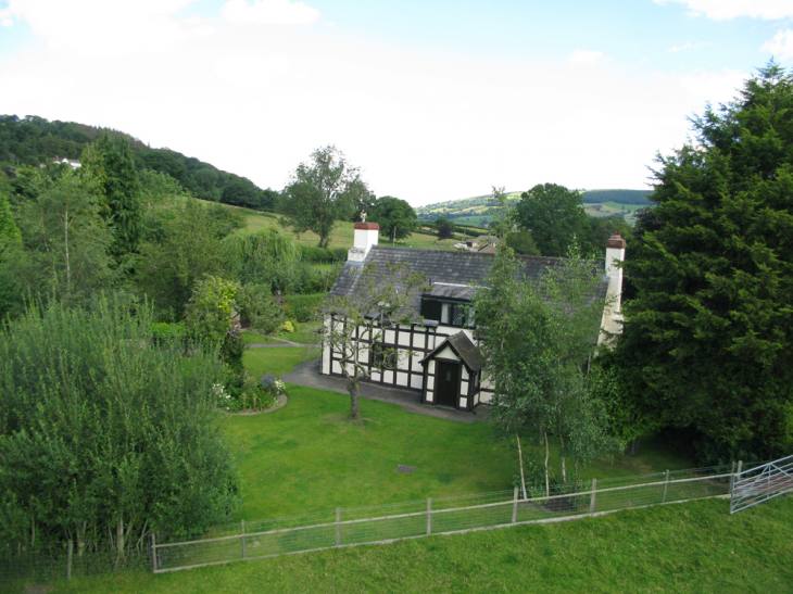 A country cottage in Mid-Wales